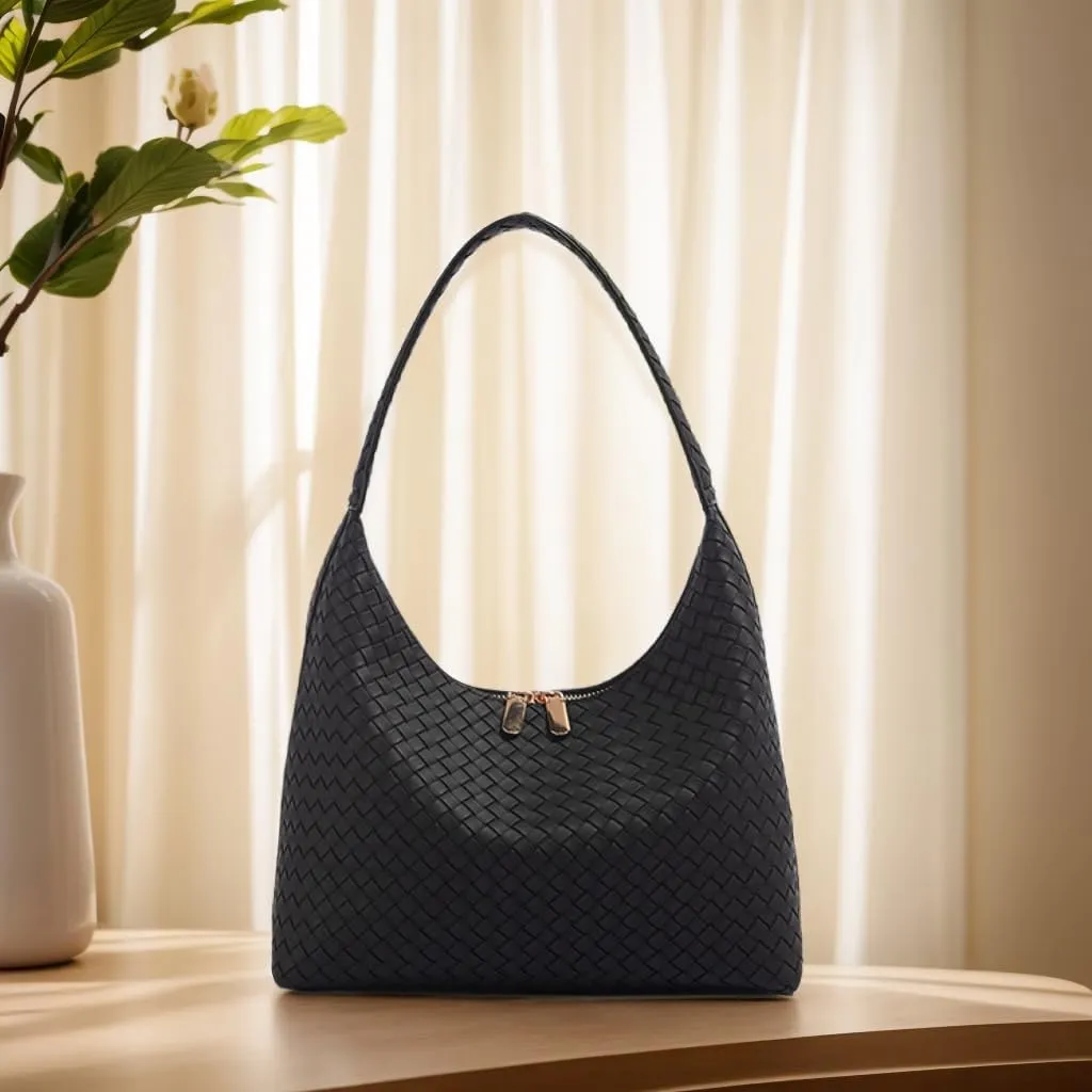 Shoulder Bags for Women Small Leather Hobo Handbag Trendy Underarm Purse Fall Slouchy Tote Bag 2025