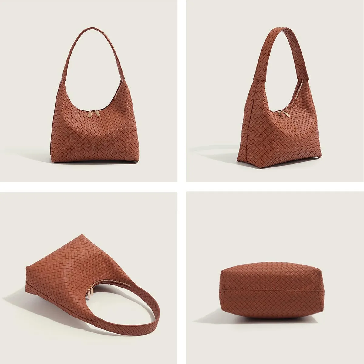 Shoulder Bags for Women Small Leather Hobo Handbag Trendy Underarm Purse Fall Slouchy Tote Bag 2025