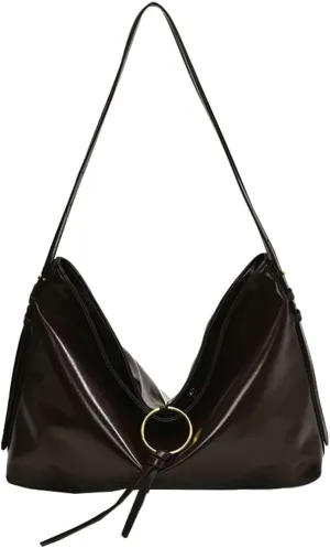 Shoulder Purse Hobo Bag for Women Soft Vegan Leather Shoulder Handbag Slouchy Tote Crossbody Bag Y2K Handbags