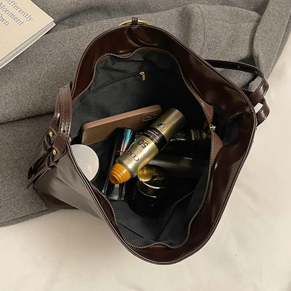Shoulder Purse Hobo Bag for Women Soft Vegan Leather Shoulder Handbag Slouchy Tote Crossbody Bag Y2K Handbags