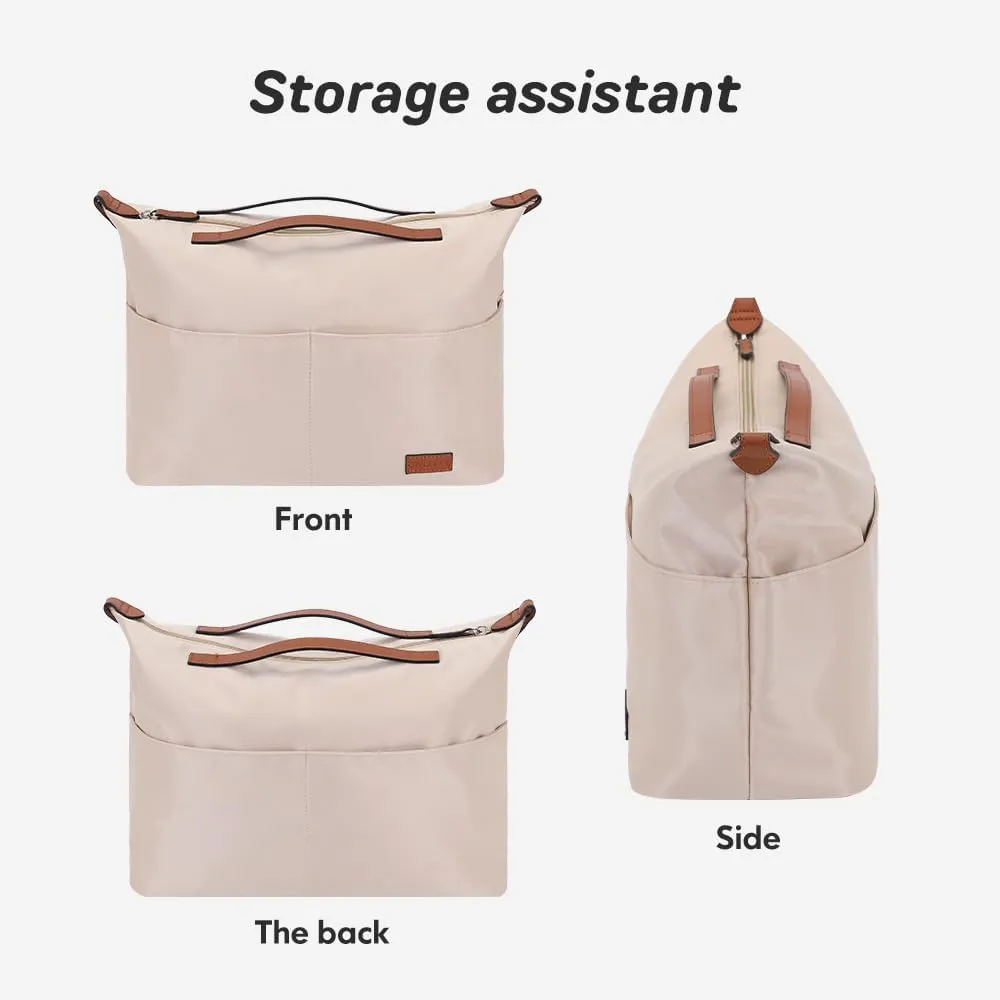 Silk fabric Handbag Organizers Tote bag Organizer handbag Organizer Storage bag