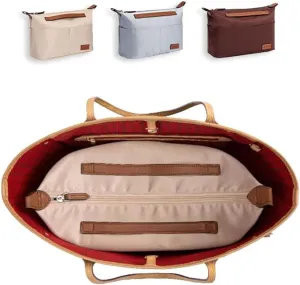 Silk fabric Handbag Organizers Tote bag Organizer handbag Organizer Storage bag