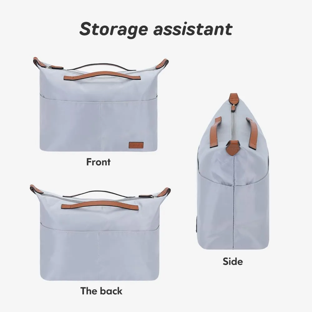 Silk fabric Handbag Organizers Tote bag Organizer handbag Organizer Storage bag