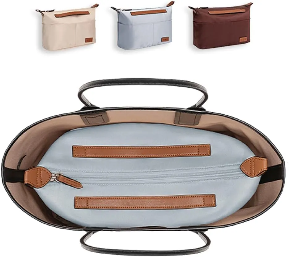 Silk fabric Handbag Organizers Tote bag Organizer handbag Organizer Storage bag