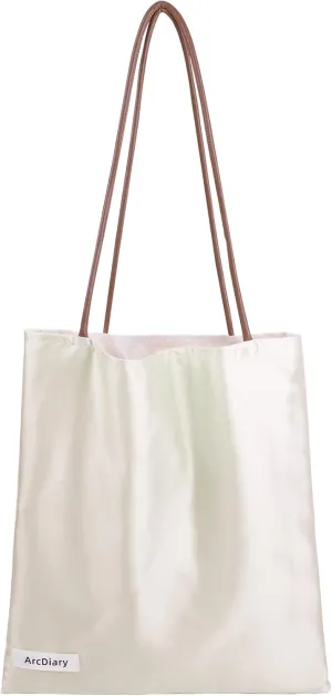 Silk Hobo Bags for Women,Casual Tote Bag,Large Capacity Shoulder Handbags with Inner Pockets
