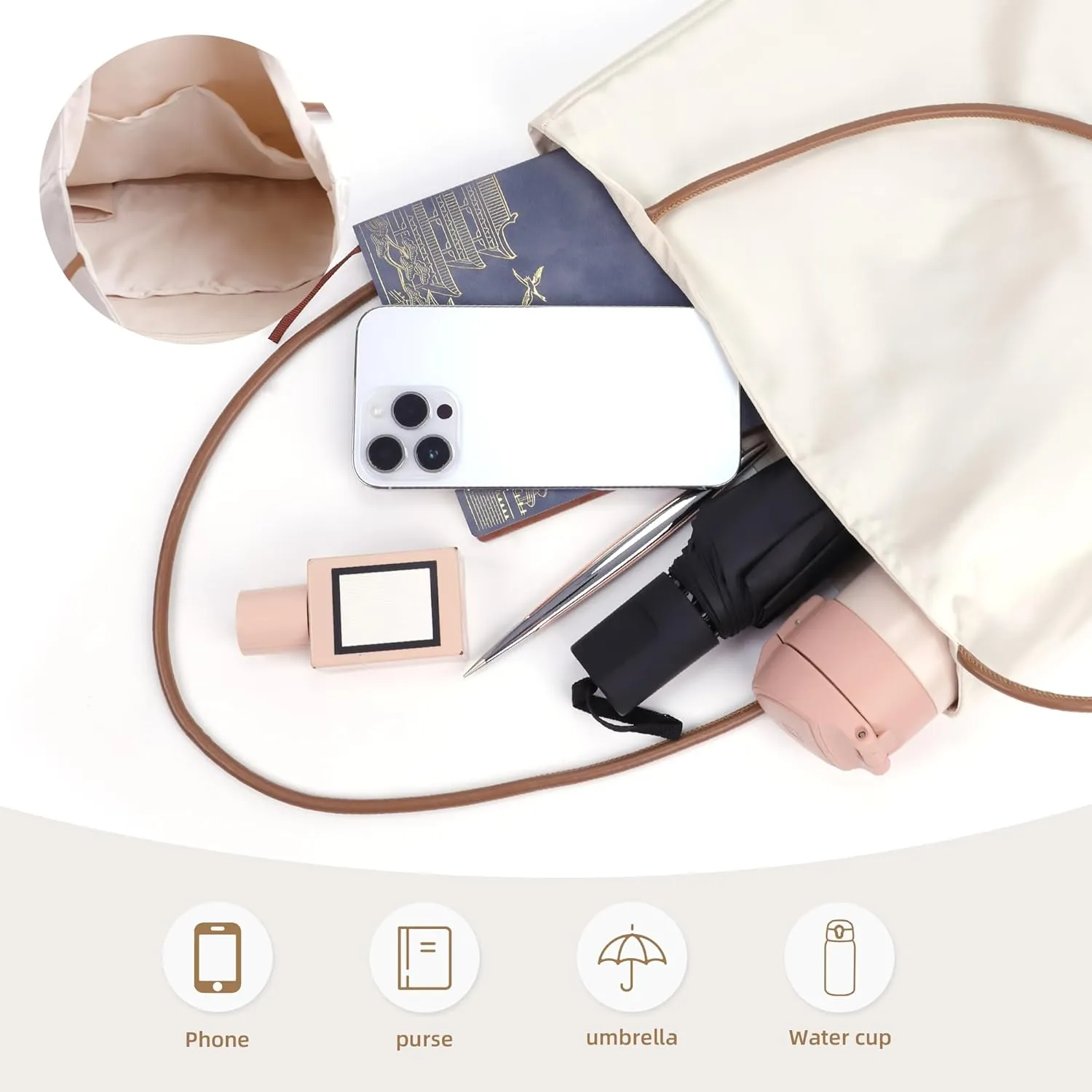 Silk Hobo Bags for Women,Casual Tote Bag,Large Capacity Shoulder Handbags with Inner Pockets
