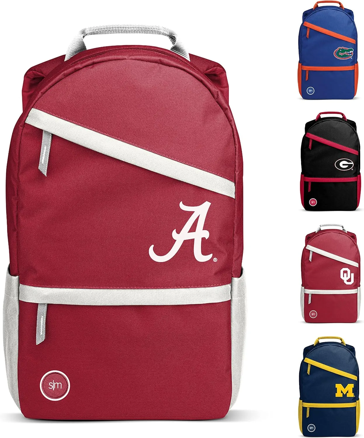 Simple Modern Officially Licensed Collegiate Backpack with Laptop Sleeve, Team Color, 20L