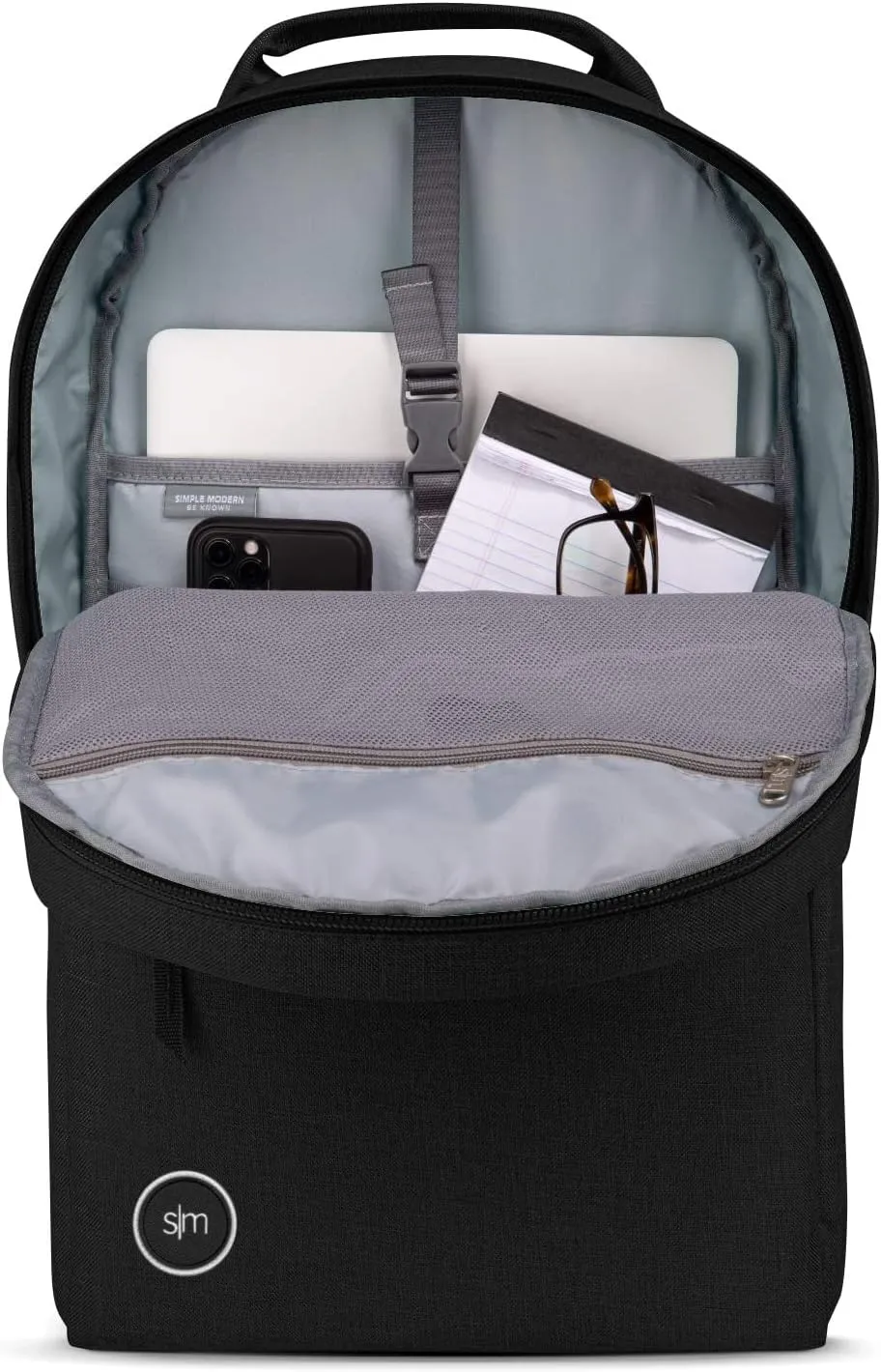 Simple Modern Officially Licensed Collegiate Backpack with Laptop Sleeve, Team Color, 20L