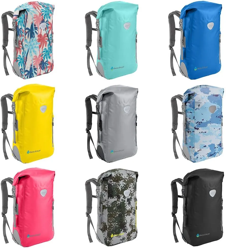 Skog Å Kust BackSak Heavy Duty Waterproof Backpack - Gear Bag for Sports, Travel, & More - 25 & 35 Liter Sizes