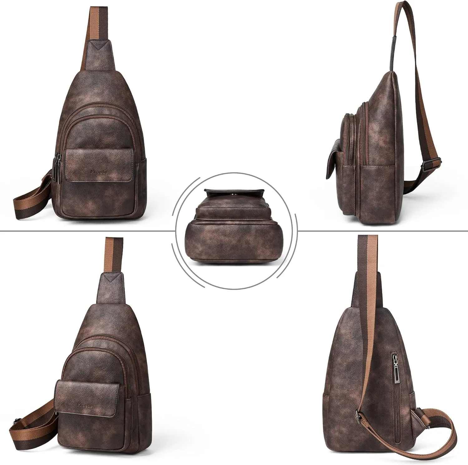 Sling Bag Crossbody Bags for Women Cross Body Fanny Packs Chest Sling Purses for Travel Shopping Leisure Sport