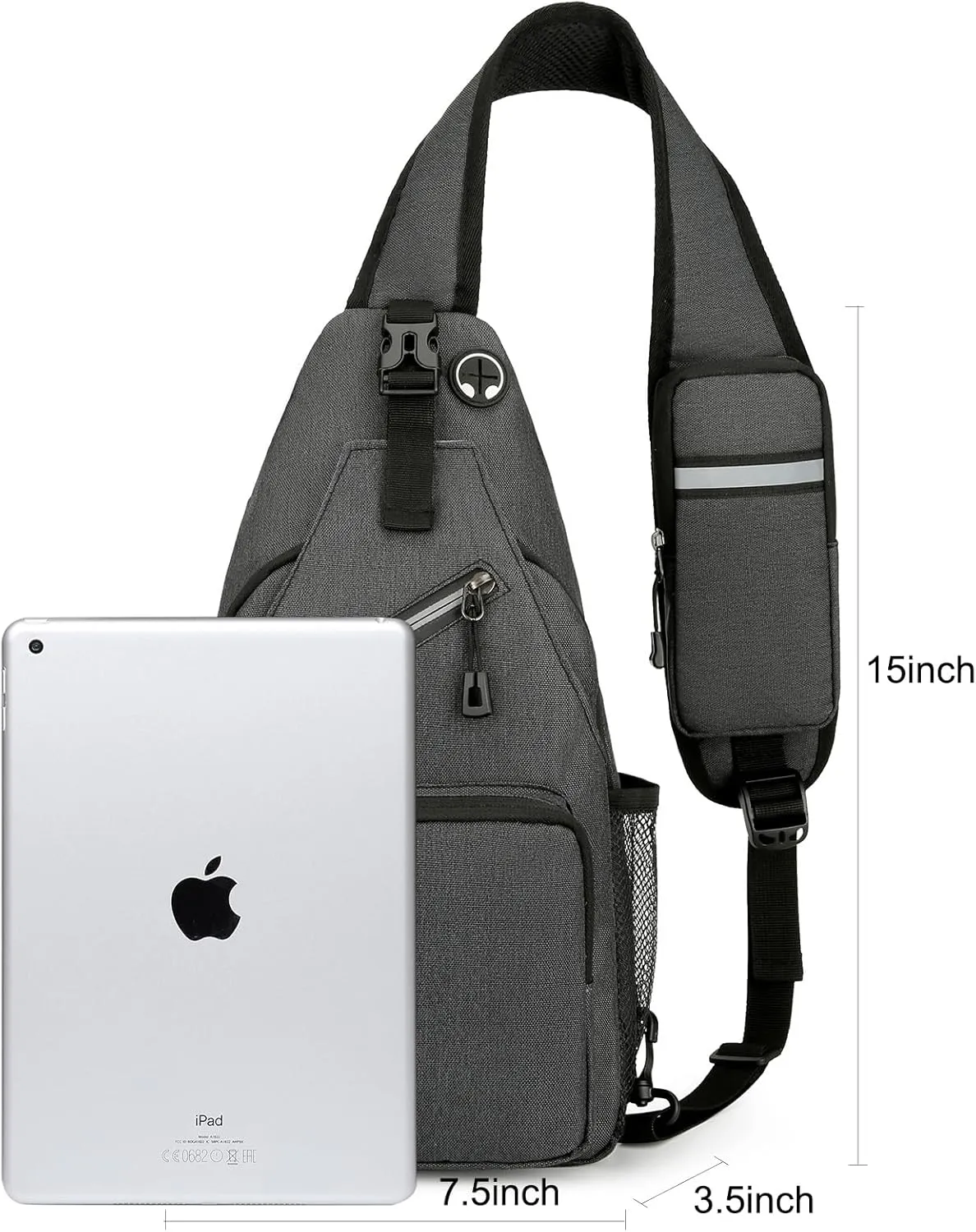 Sling Bag for Men Crossbody Chest Bag Sling Backpack Travel Hiking Daypack Sports Bag