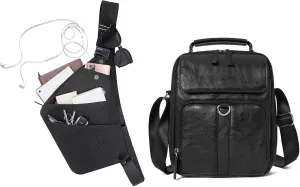 Sling Bag for Women and Leather Messenger Bag