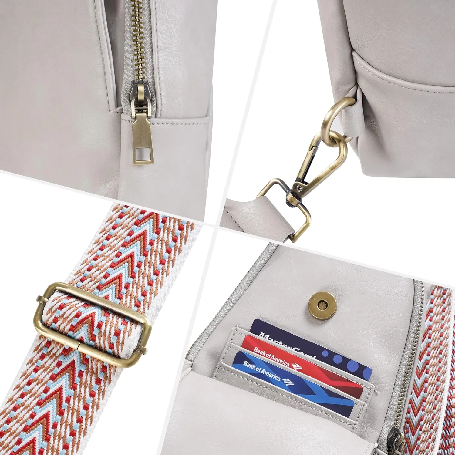 Sling Bag for Women PU Leather Sling Bag Small Crossbody Sling Backpack Multipurpose Chest Bag for Women Cycling