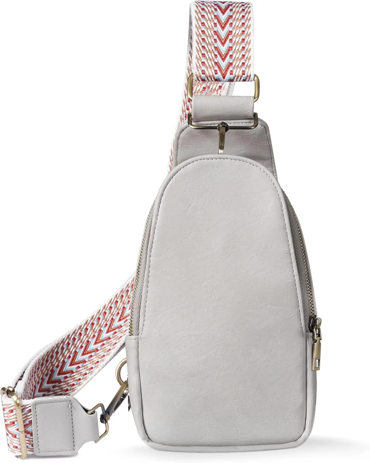 Sling Bag for Women PU Leather Sling Bag Small Crossbody Sling Backpack Multipurpose Chest Bag for Women Cycling