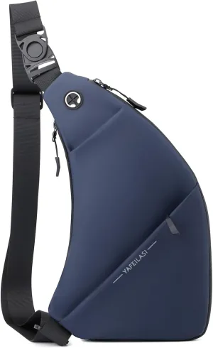 Sling Bag Small Crossbody Backpack: Anti Theft Travel Bag Front Back