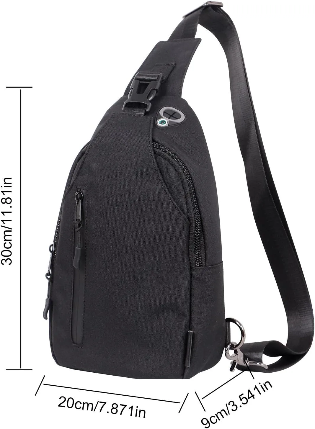 Sling Crossbody Bags Trendy Travel Anti Theft Safe Purse Bags for Women Men Waterproof