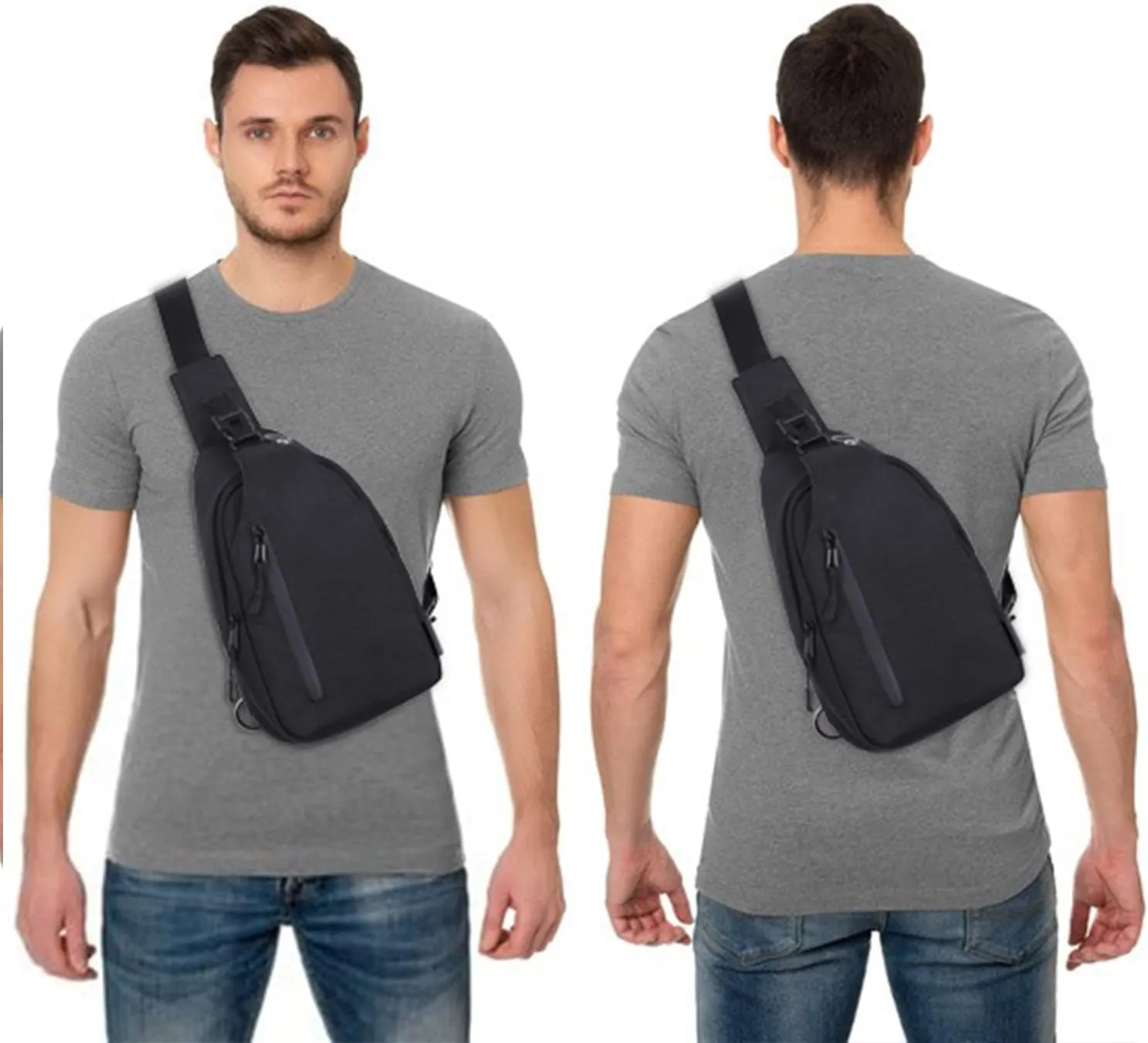 Sling Crossbody Bags Trendy Travel Anti Theft Safe Purse Bags for Women Men Waterproof
