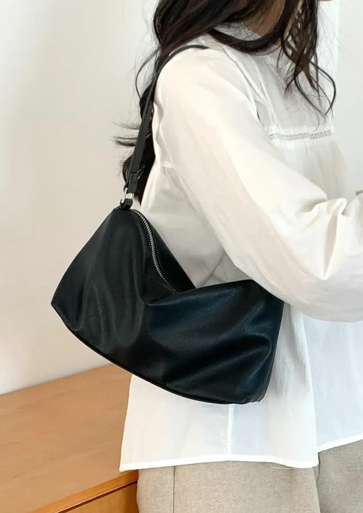 Slouchy Hobo Bags Women 2025 Spring Trendy Ultra Soft Foldable Shoulder Bag Clutch Handbag Tote Purses Bright Color