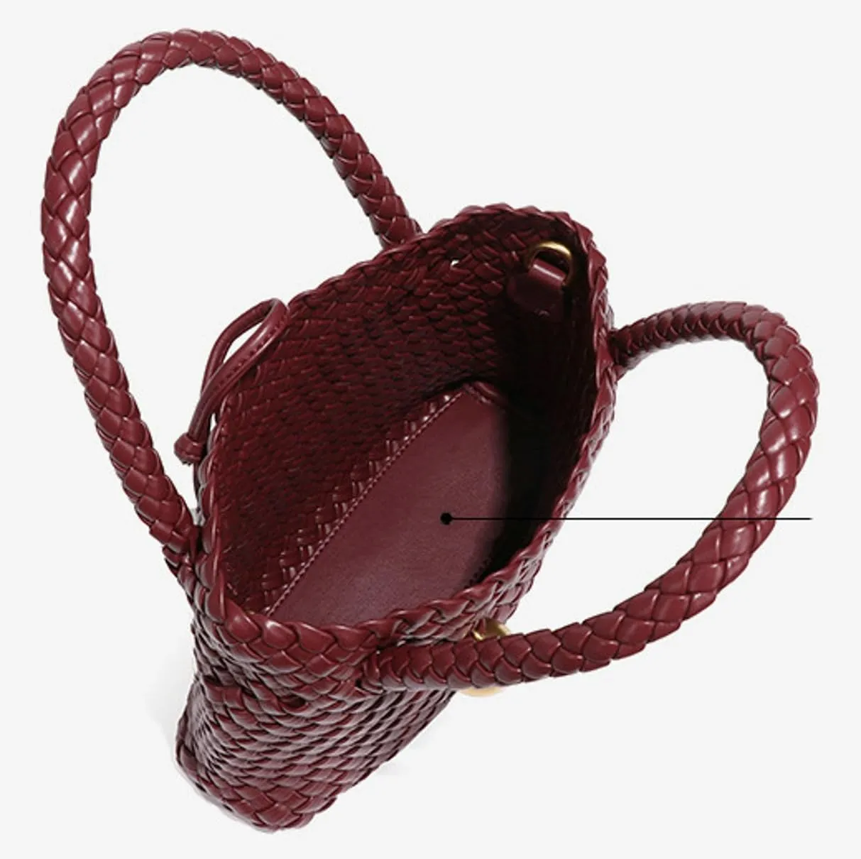 Slouchy PU Leather Woven Hobo Bags Women Trendy Crossbody Crescent Shoulder Purse Beach Satchel Top Handle Tote Handbag