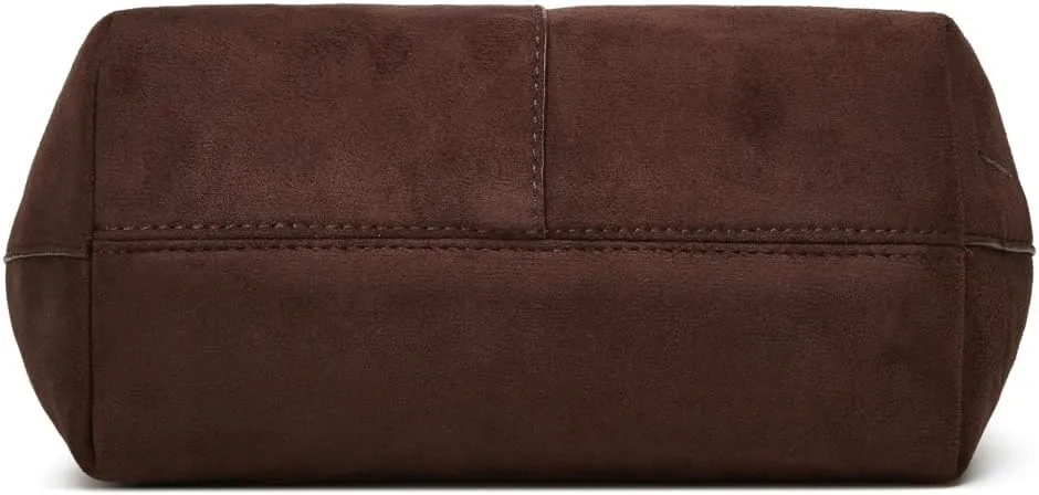 Slouchy Suede Shoulder Bags For Women Retro Crossbody Bag Tote Bag Satchel Bag Winter Work Purses Crescent Bag Handbag Fall