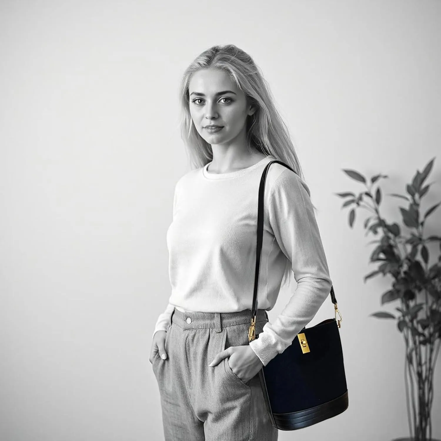 Small Bucket Bag Bucket Purse for Women Shoulder Purse Crossbody Handbag Mini Faux Suede Hobo Bag