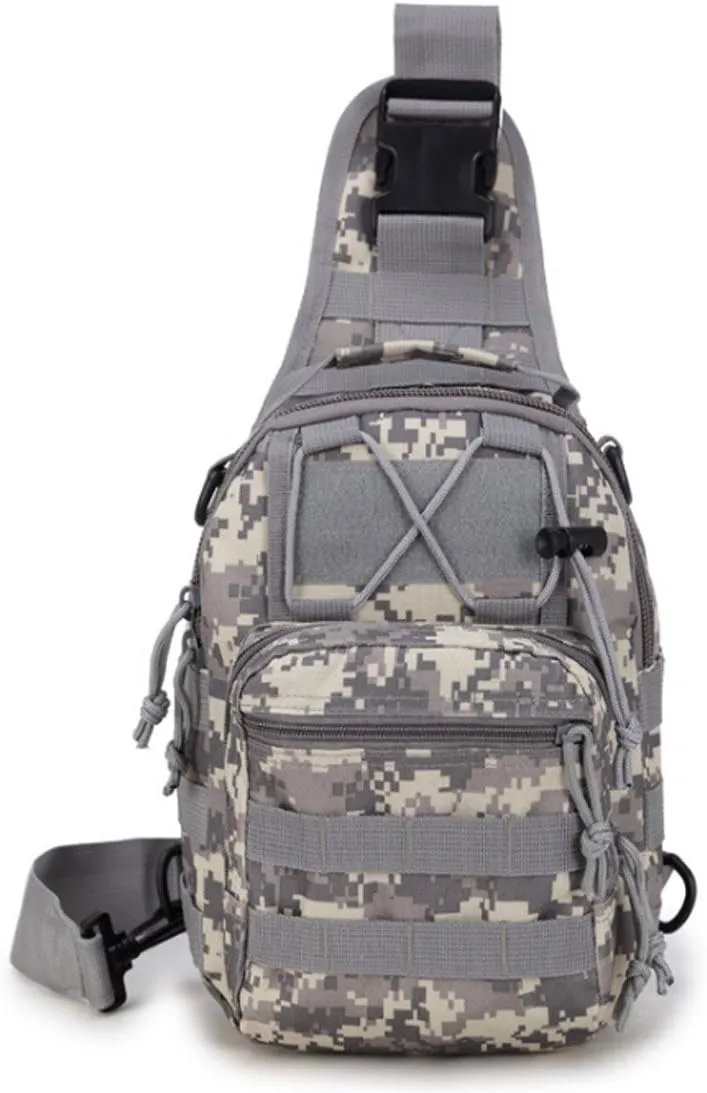 Small Hiking Daypack Sling Chest Bag Multifunctional Shoulder Messenger Crossbody Backpack Camping Pack