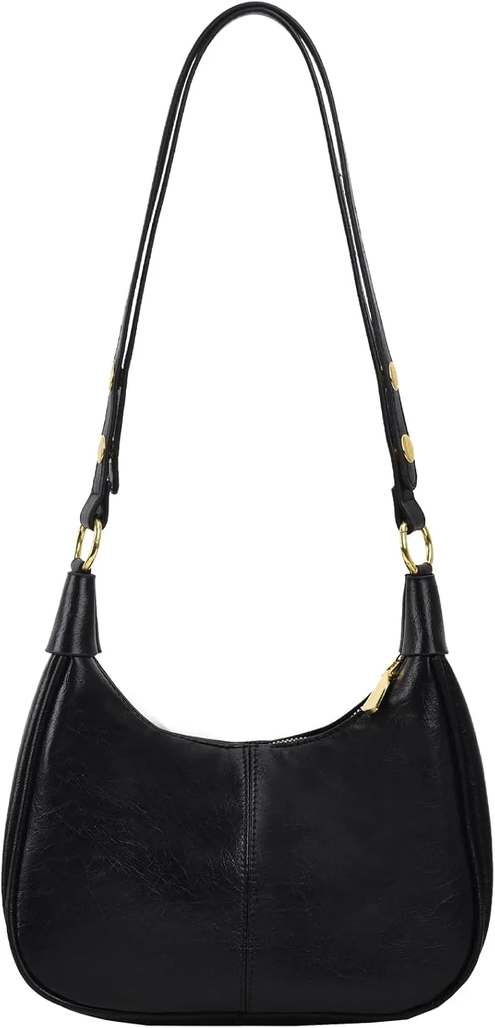 Small Hobo Bags for Women Crescent Shoulder Purse Retro Trendy Crossbody Handbag Fall Bag 2025