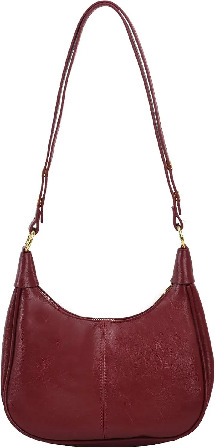 Small Hobo Bags for Women Crescent Shoulder Purse Retro Trendy Crossbody Handbag Fall Bag 2025