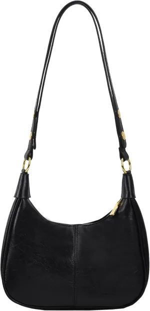 Small Hobo Bags for Women Crescent Shoulder Purse Retro Trendy Crossbody Handbag Fall Bag 2025