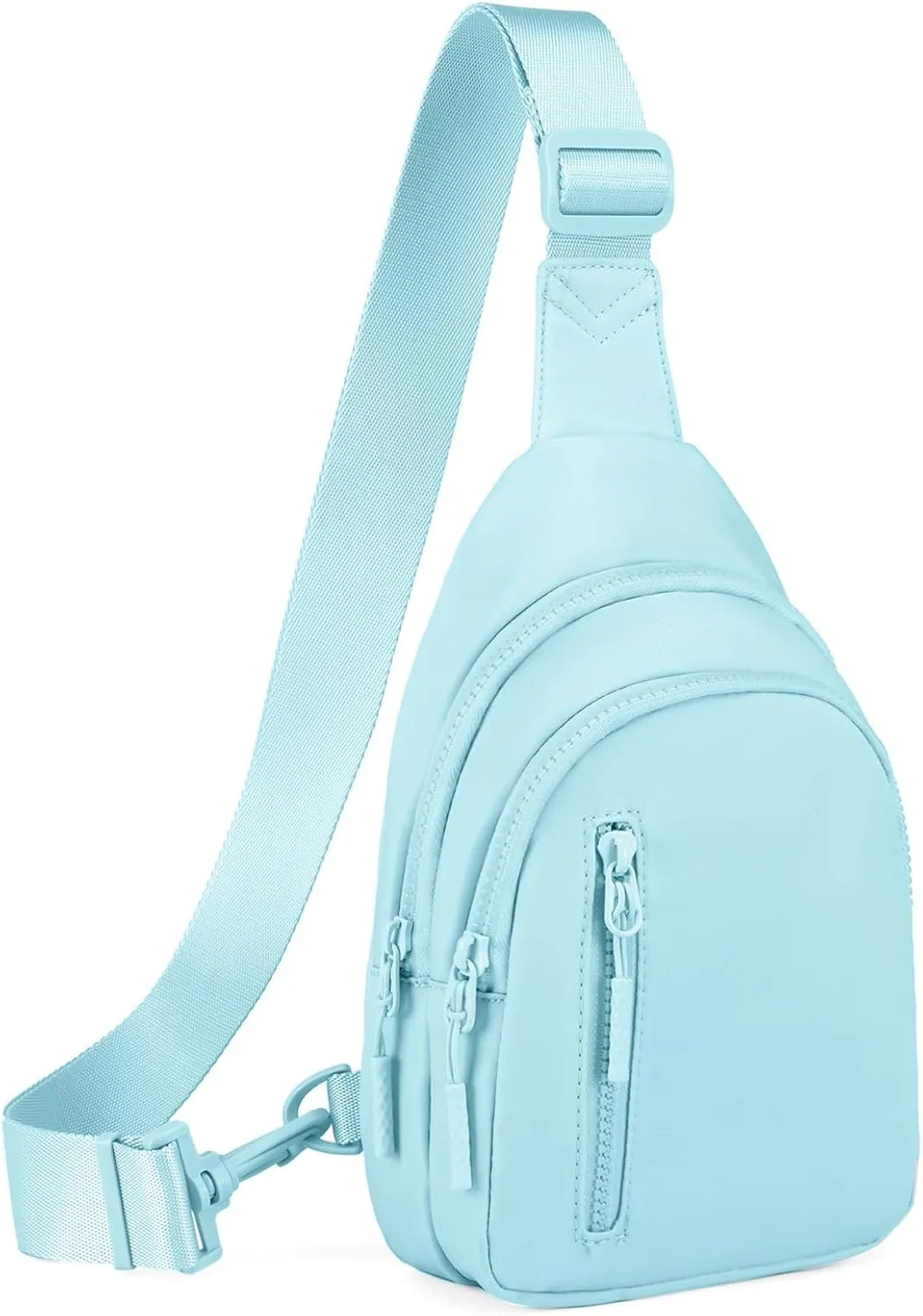 Small Sling Bag Crossbody Bag for Women with 4 Pockets Cross Body Fanny Pack Womens Chest Bag for Outdoors Traveling