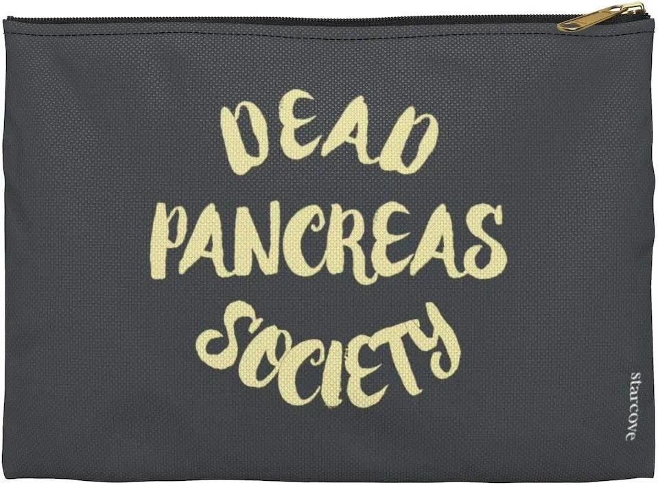 STARCOVE Dead Pancreas Society Bag Diabetes Diabetic Supply Case Accessory Zipper Pouch