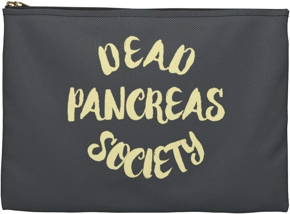 STARCOVE Dead Pancreas Society Bag Diabetes Diabetic Supply Case Accessory Zipper Pouch