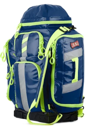 Statpacks New G3  Perfusion Blue, Hybrid Medic Backpack, Sling Bag, Shoulder Bag, Lightweight BLS ALS Trauma Bag for EMS, Police, Firefighters