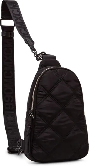 Steve Madden Bleigha Mini Nylon Sling, Black