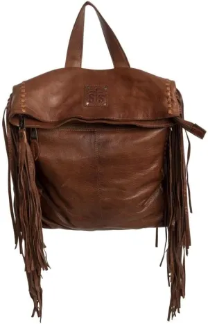 STS Ranchwear Womens Indie Gwen Walnut Buffalo Leather Backpack