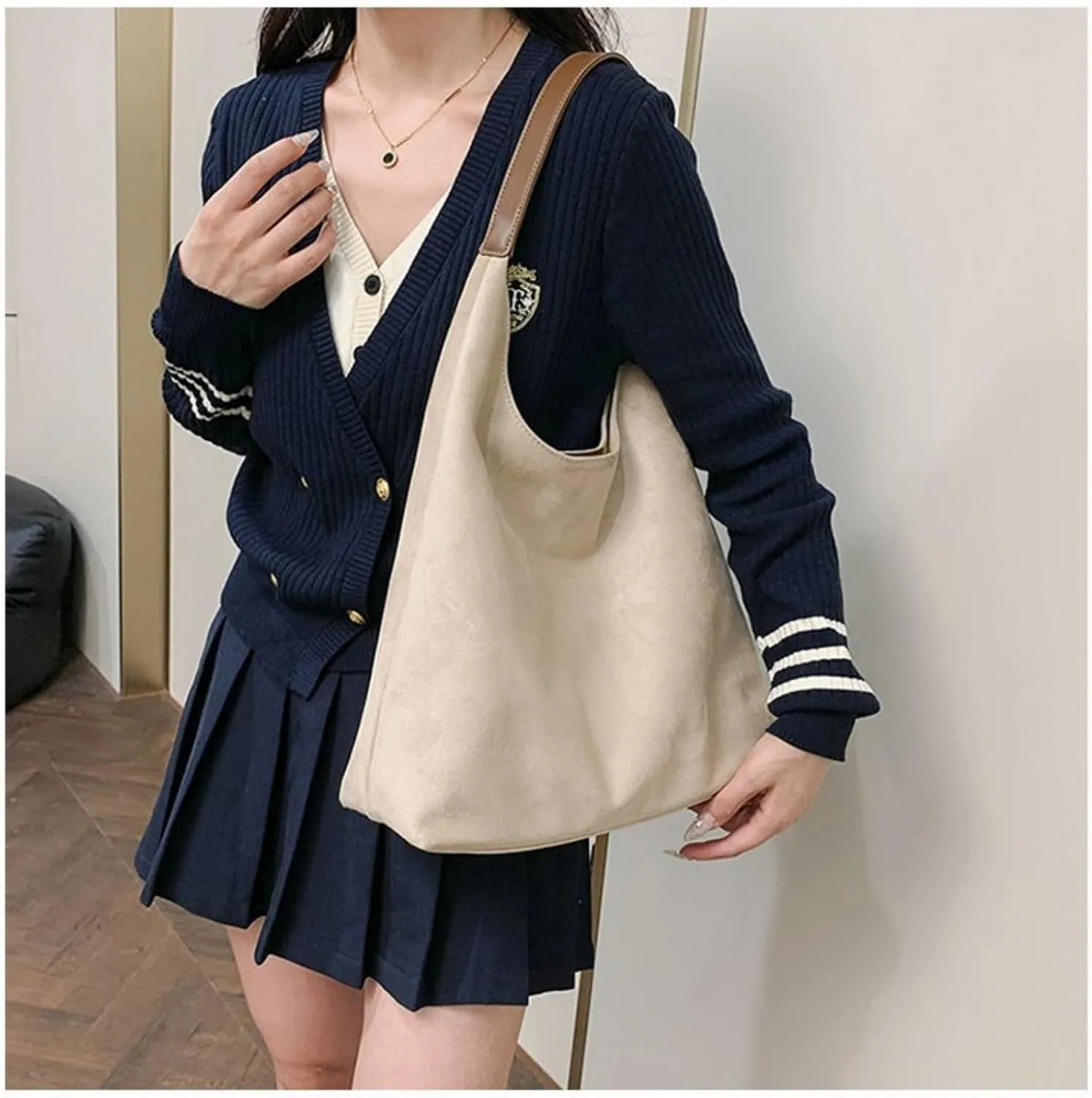 Suede Bags for Women 2024: Slouchy Hobo & Shoulder Bags for Work