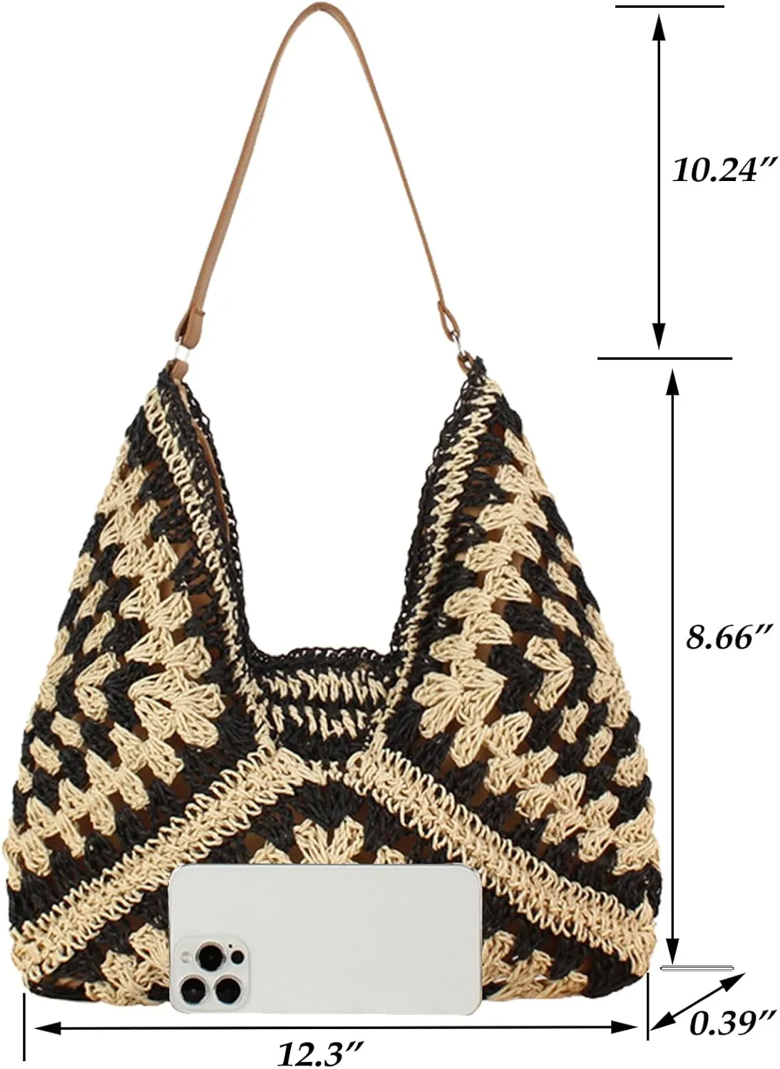 Suede purses for Women 2024 Slouchy Shoulder Bags Soft Leather hobo bag Brown Tote Handbag for Work Everyday
