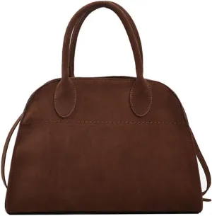 Suede Tote Bag for Women Casual Work Tote Top-handle Bag Suede Leather Bag RetroCrossbody Shoulder Bag Satchel