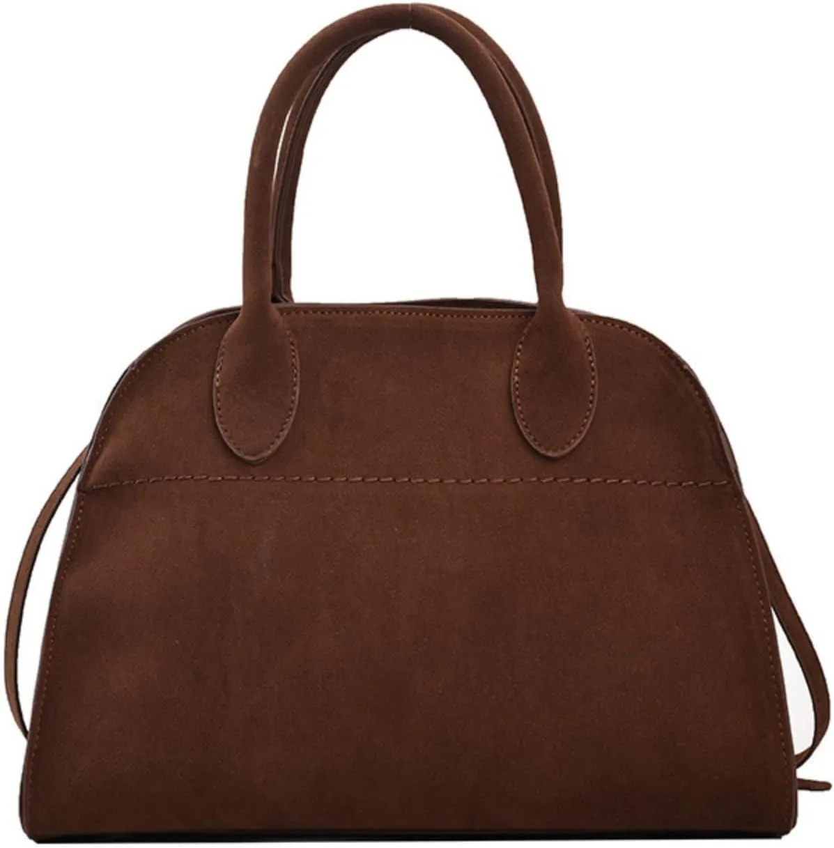 Suede Tote Bag for Women Casual Work Tote Top-handle Bag Suede Leather Bag RetroCrossbody Shoulder Bag Satchel