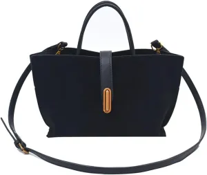 Suede Tote Bag for Women,Suede Handbags Suede Purse Top Handle 2024 Fall Winter Crossbody Bag with Shoulder Strap