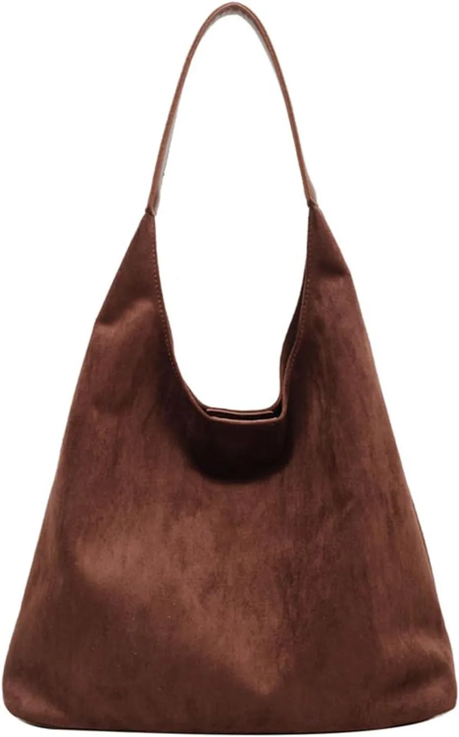 Suede Tote Bags for Women - Work & Office Bags, Slouchy Hobo Handbags, Fall Faux Suede Purse