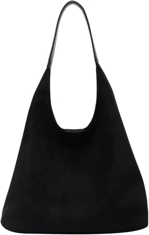 Suede Tote Bags for Women - Work & Office Bags, Slouchy Hobo Handbags, Fall Faux Suede Purse