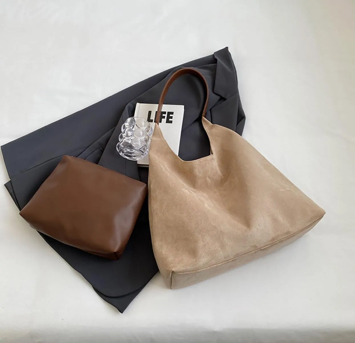 Suede Women's Work & Office Bags - Hobo, Tote & Purse
