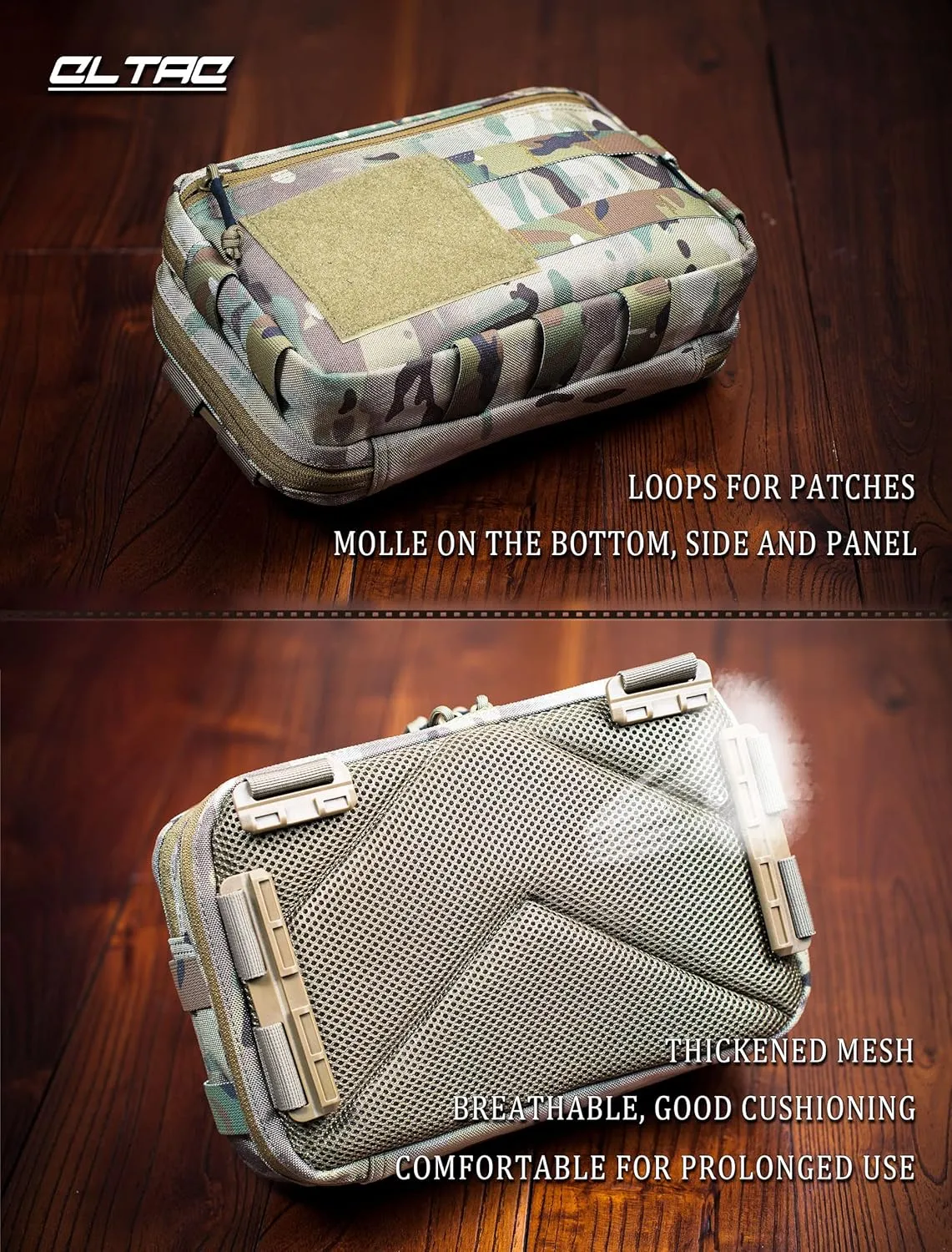 Tactical Chest Rig Bag Concealed Carry CCW Pack Molle Pouch IFAK EMT Medical Organizer for Outdoor Hunting Shooting Hiking with Quick Release Harness