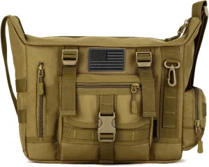 Tactical Messenger Bag Military Molle Briefcase Crossbody Shoulder Bags for Working Cycling Hunting Camping