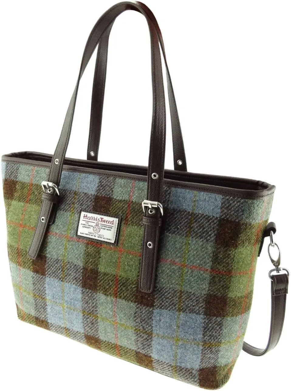 TARTAN TWEEDS Harris Tweed Large Tote Bag Spey LB1028