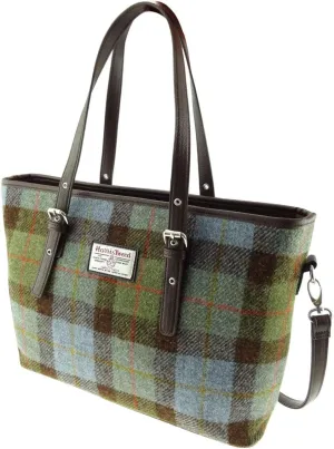 TARTAN TWEEDS Harris Tweed Large Tote Bag Spey LB1028