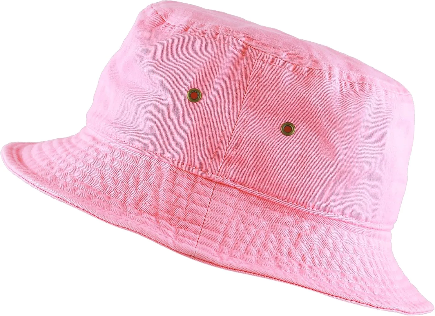 The Hat Depot Bucket Hat - Unisex 100% Cotton & Denim UPF 50 Packable Summer Travel Beach Sun Hat