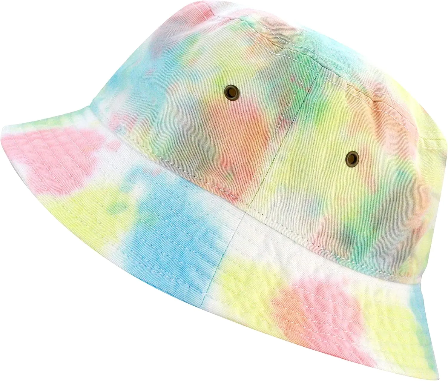 The Hat Depot Bucket Hat - Unisex 100% Cotton & Denim UPF 50 Packable Summer Travel Beach Sun Hat