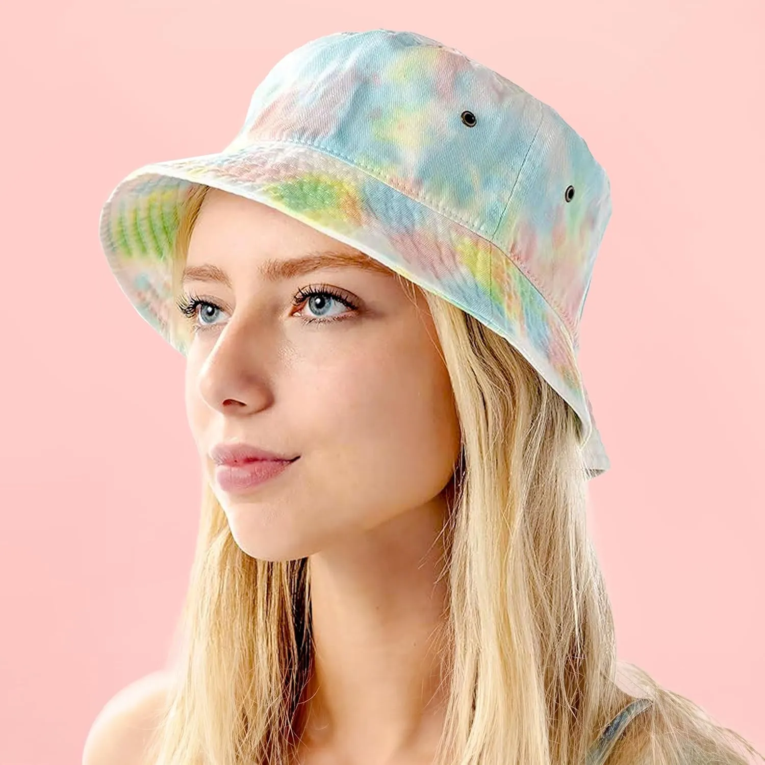 The Hat Depot Bucket Hat - Unisex 100% Cotton & Denim UPF 50 Packable Summer Travel Beach Sun Hat